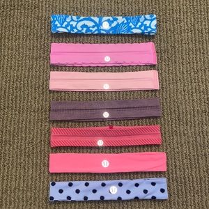 Assortment of LuluLemon headbands